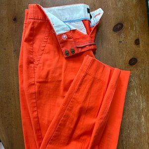 SOLD | J. Crew | City Fit Stretch Pants | Orange | Size 2